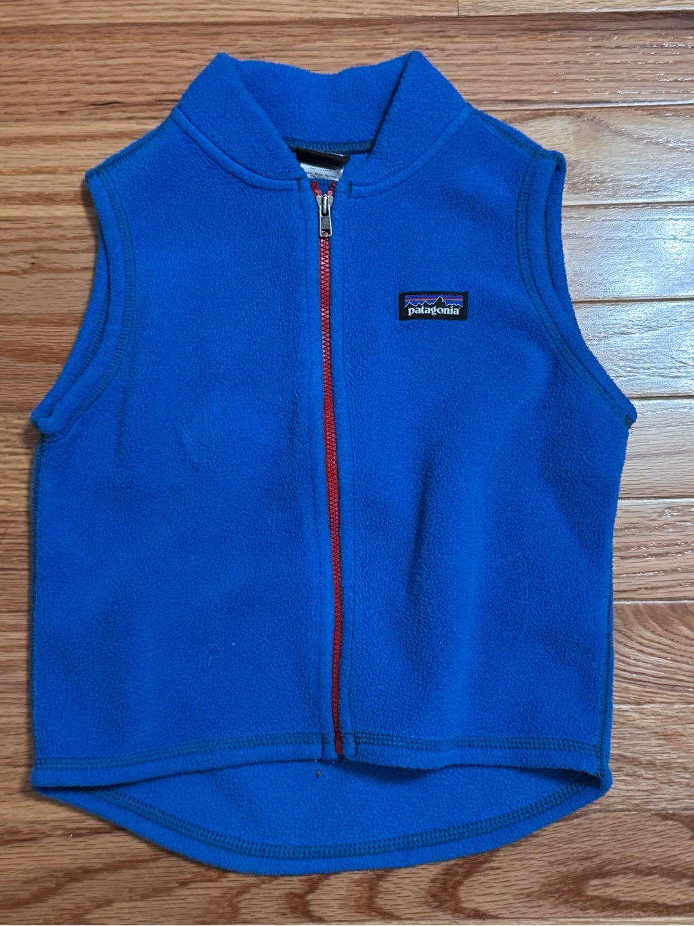 Kids Blue Patagonia Fleece Vest